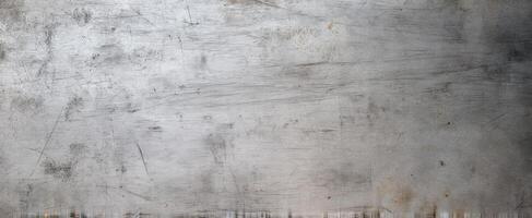 The textured metallic surface with scratches and wear marks creating a unique backdrop. photo