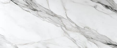 The Elegant White Marble Surface with Intricate Veins and Patterns photo