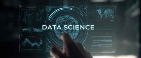 The Data Science Touch Interface Captivating Digital Innovations in Technology photo