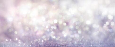 The Shimmering Bokeh Light Creates a Dreamy Abstract Background photo