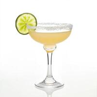 A margarita with lime on top photo