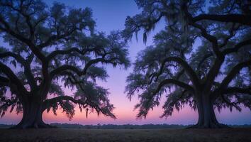Majestic Tree at Dusk - Southern Landscape photo
