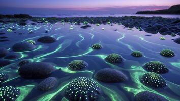 Glow Rock on Shore photo
