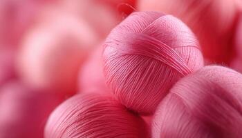 Pink Tone Sewing Threads. A Collection Of Sewing Threads In Various Shades Of Pink, Perfect For Adding A Pop Of Color To Your Projects photo