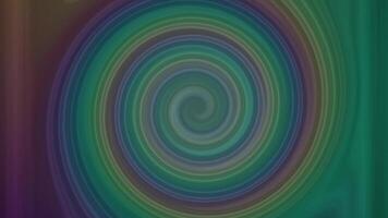Spiral rings rainbow animation colorful gradient abstract loop video