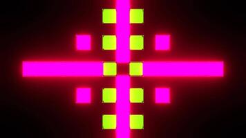 Light Green and Pink Neon Disco Light Visual Abstraction Background VJ Loop in 4K video