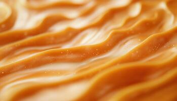 Organic Keto Macro Butter. Creamy Peanut Butter Swirl Spread For Healthy Breakfast. Smooth Closeup Brown Delight With Crunchy Macro Snack photo
