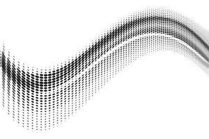 Modern dotted style business wave design vector