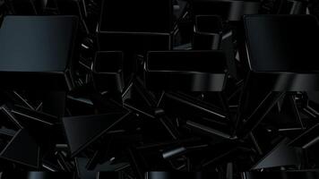 Looped Background, Elite Template, Black Figures, Sharp Fragments, Unique Design, Exclusive, Rotation video