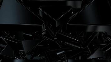Elite Template, Black Figures, Sharp Fragments, Looped Background, Unique Design, Exclusive, Rotation video