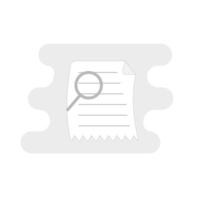 A paper document with a magnifying glass on it vector