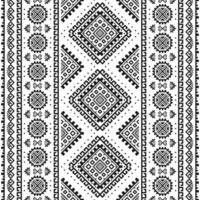 Ethnics seamless monochrome pattern. Aztec geometric background. Tribal print. Navajo fabric. Modern abstract wallpaper, illustration. For paper, textile design. vector