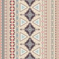 Tribal striped seamless pattern. Geometric aztec background. Can be used in fabric design for making of clothes, accessories, creating decorative paper, wrapping vector