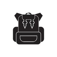 Backpack Element icon design vector