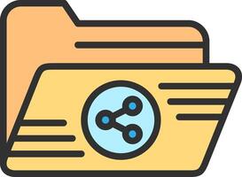 Share 3D Interface Shape vector
