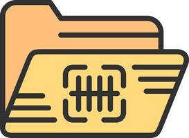 Scan Minimal Design Badge vector