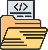 Coding Stylish UX Piece vector