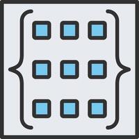 Matrix Futuristic App Badge vector