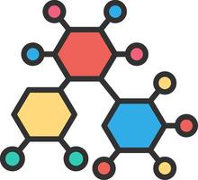 Molecule Creative Sketch Element vector