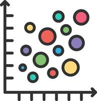 Bubble Graph Flat UI Form vector