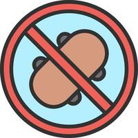 No Skating Detailed UI Piece vector