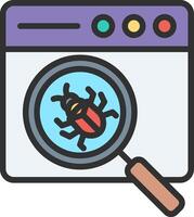 Bug Interactive UI Design vector