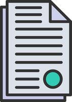 Document Bright Flat Artwork vector