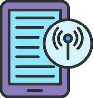 Mobile Network Modern Tech Object vector