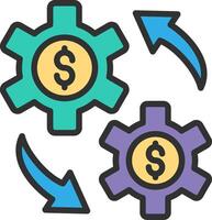 Money Management App-Based UI Graphic vector