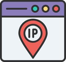 Ip Address User Interface Mark vector