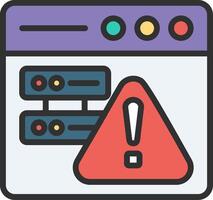 Warning Clean UI Concept vector