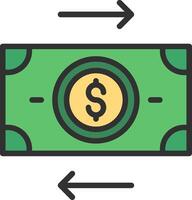Transaction Abstract UI Visual vector