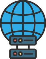 Globe UX Focused Shape vector
