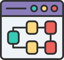 Structure Neon UI Symbol vector