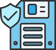 Floppy Disk Smooth App Visual vector