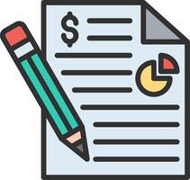 Business Report Sharp Edge Visual vector