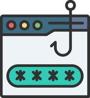 Phishing Modern Interface Badge vector