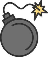 Danger Outlined Frame Object vector