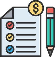 Checklist Minimal UI Element vector