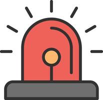Alarm Minimal Art Object vector
