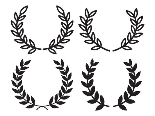 Laurel Wreath Icon Set