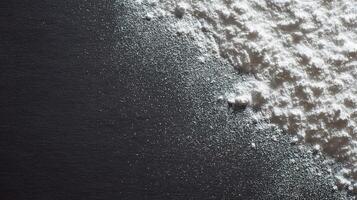 A close up of a pile of white powder photo