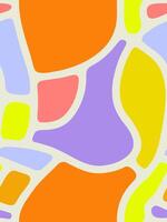 Seamless Abstract Summer Pattern with Bright Neon Colors vector