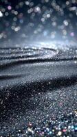 Sparkling glitter on textured surface creates a dreamy atmosphere in soft lighting photo