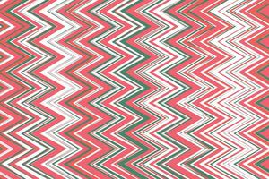 simple abstract fruit cocktail color thin to thick zig zag line pattern zigzag pattern in retro colors vector