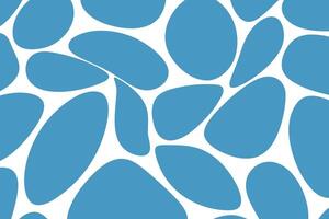 simple abstract sky color big polka dot wavy pattern vector
