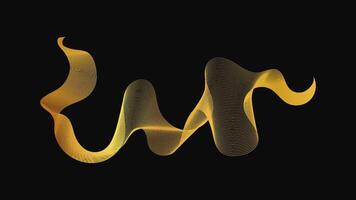 Abstract with luxury waves on dark background. Modern technology , wave design. illustration vector