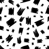 Seamless with black marker scribbles on background. illustration vector