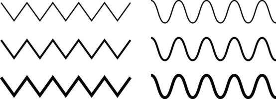 Wavy zigzag line. seal water or ocean symbol. wavy pattern clipart. Rough charcoal squiggle stripes vector