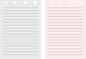 Notebook line paper icon. notebook sheet blank. notebooks production. Typography template for making vector